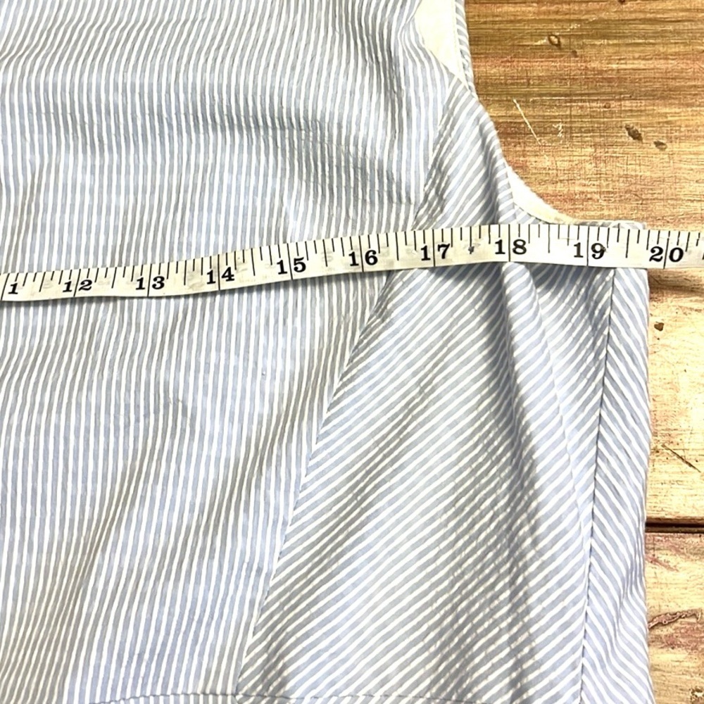 Jaeger -Classic Prep Blue/White Textured Dress, Excellent Condition, Size XL - Picture 7 of 13